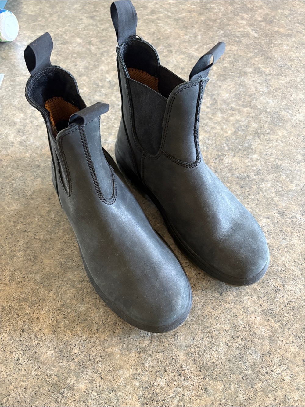 Women's Black Chelsea work Boots